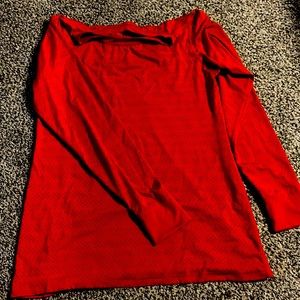 Red Zyia long sleeve
